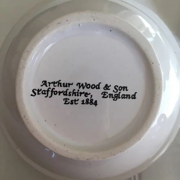 Arthur Wood & Son , Staffordshire, England Teapot&Cup. New - Picture 3 of 8